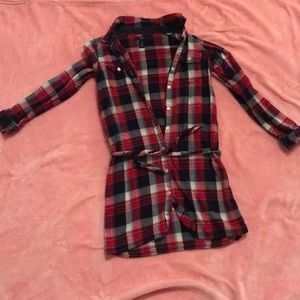 Girls plaid dress